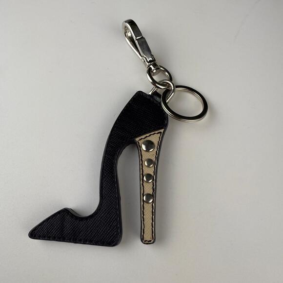 💎✨ Authentic Prada Saffiano Stiletto High Heel Keychain Charm - Picture 3 of 3